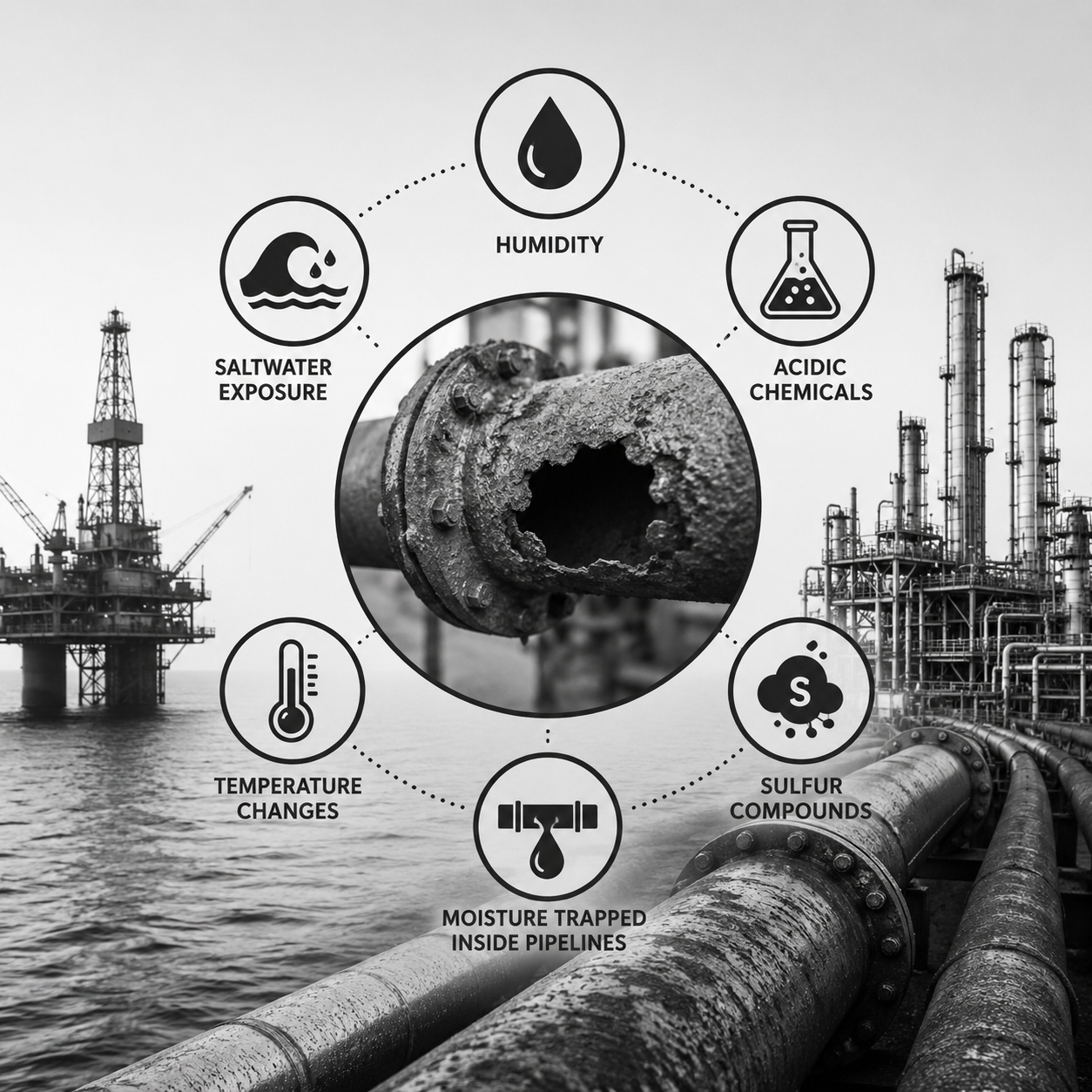 Why Corrosion is a Big Problem in Oil & Gas Industry
